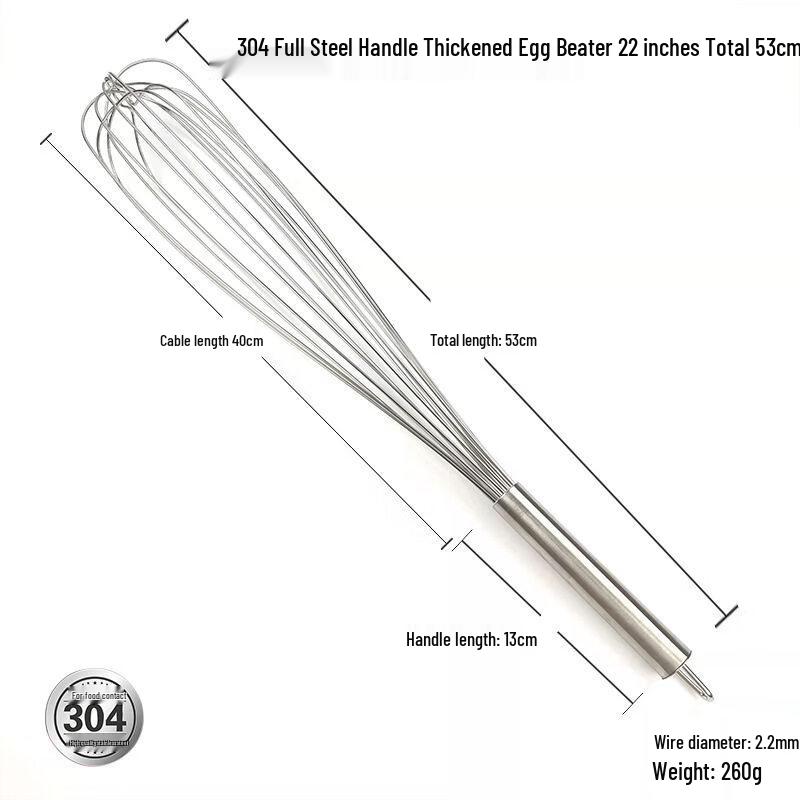 Ying Tang 10-Pack Long Handle Manual Baking Whisks