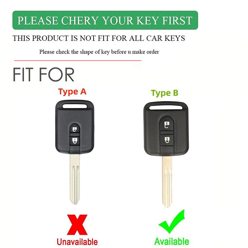 Car Key Silicone Case Fob Rubber Cover For Nissan Micra K12 Note Navara Qashqai J10 Primera Almera Sunny X-Trail