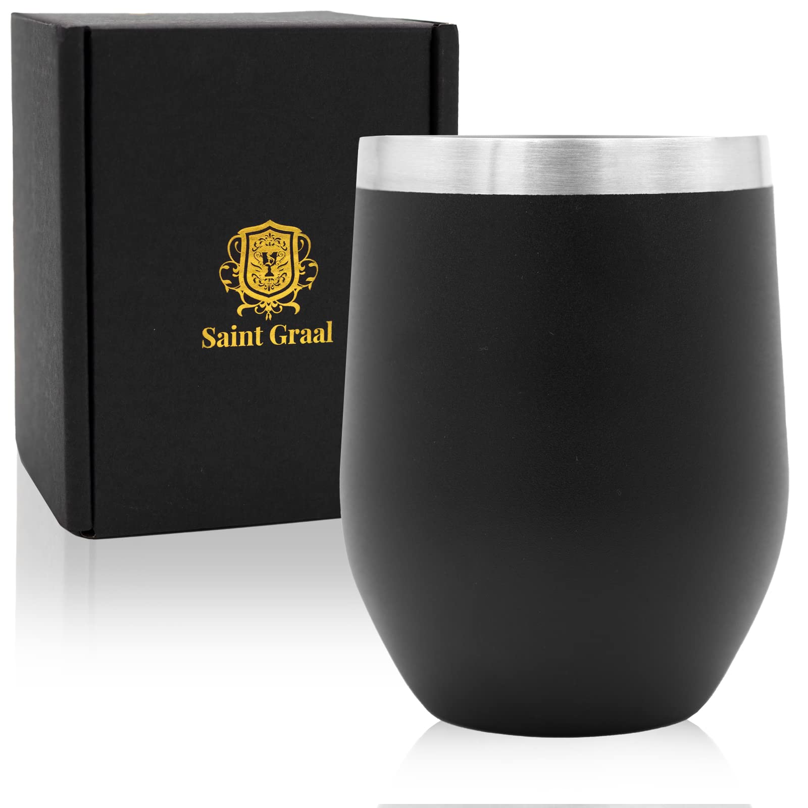 

SaintGraal Stainless Steel Tumbler, Vacuum Insulated, Stylish Gift for Fathers, Birthdays, Father s Day, and Men, Perfect for Alcohol and Whiskey