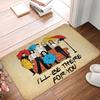 Friends TV Show Front Door Mat Anti-Slip Outdoor Absorbent Doormat Kitchen Balcony Entrance Rug Carpet
