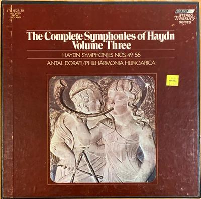 LP Record JOSEPH HAYDN, ANTAL DORATI, PHILHAR - Symphonies Nos 49 - 56 STS1512730 London Records 1971 US Classical Used