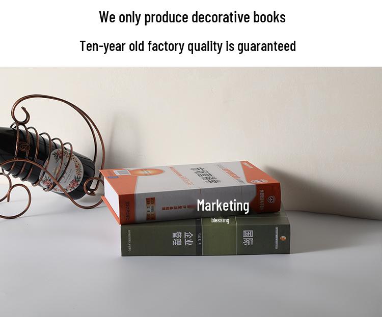 Xianci Chinese Office Decorative Fake Book for Study or Shop Display