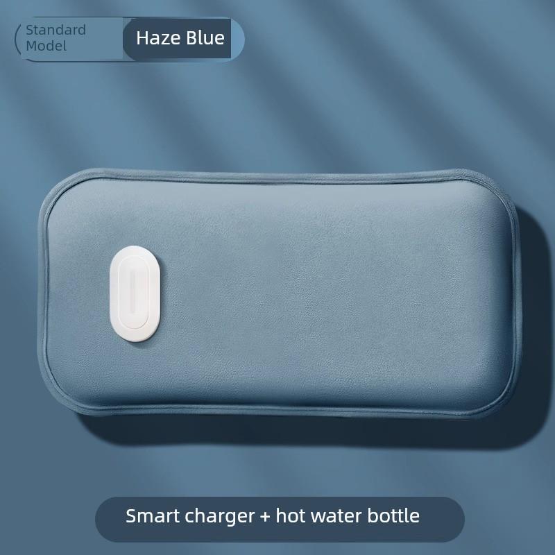 Electric Hot Water Bottle, Warm Water Bag, Hand Warmer, Rechargeable Water-Filled Heating Pad, Explosion-Proof, for Applying On the Stomach, Genuine