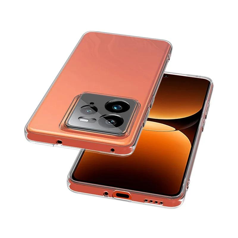 Husă ultra-subțire, moale, transparentă, din TPU, pentru Realme GT 7 Pro, protecție lentilă, silicon moale, transparentă, rezistentă la șocuri, pentru Realme GT 6T NEO 6 SE