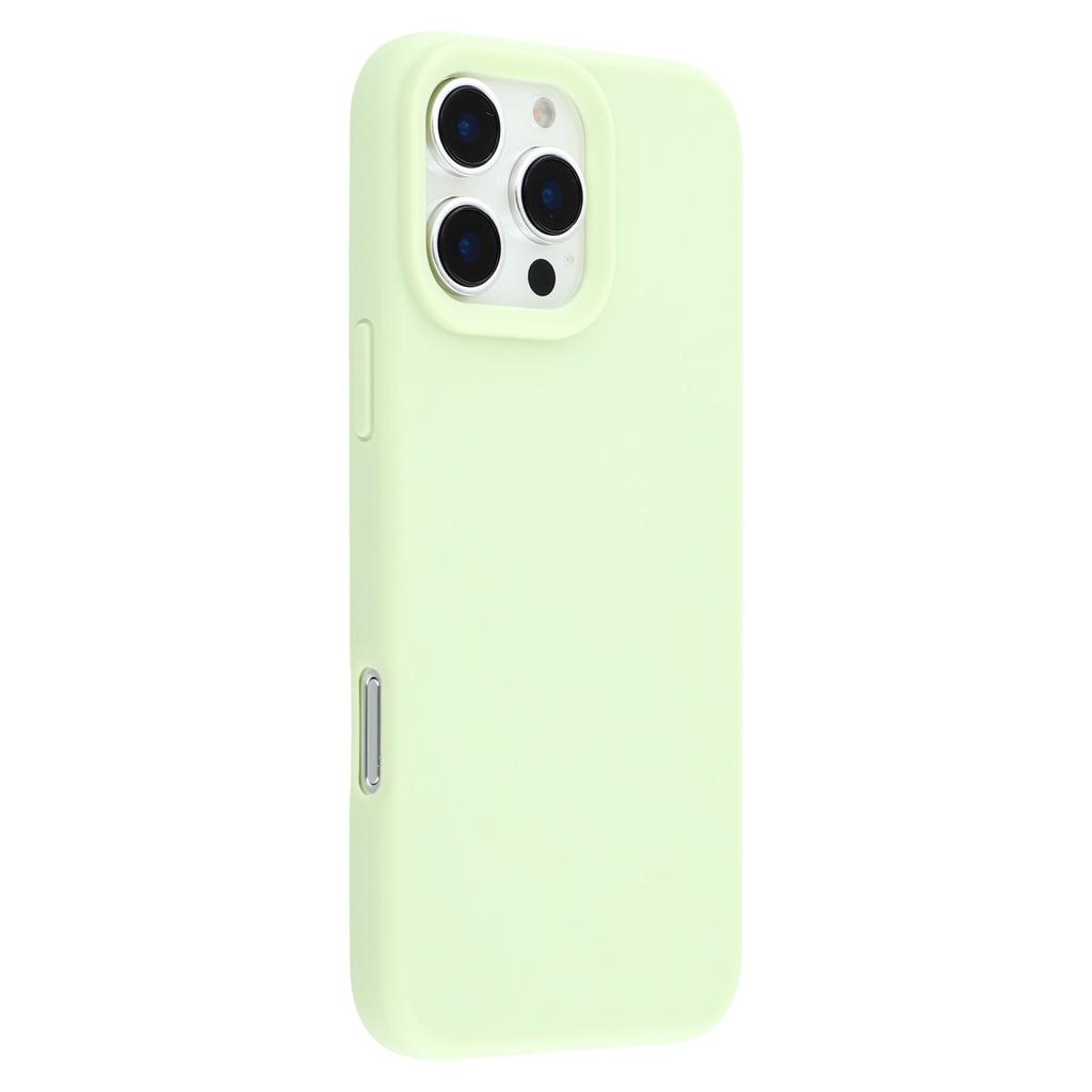 For iPhone 16 Pro Max Case 2.0mm Thick Solid Color Soft TPU Phone Back Cover Large Lens Cutout