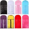 30X60cm Wig Bag Transparent Non-woven Hair Extensions Storage Bag with Hanger Clothes Dust Cover