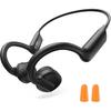 Bluetooth Bone Conduction Open Ear Headphones, 2025 New Bluetooth 5.3 Wireless Sports Earbuds with Mic, 12HRS Playtime IPX5 Waterproof Earphones for