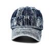 Ripped Denim Baseball Cap Unisex Sun Hat Vintage Cap