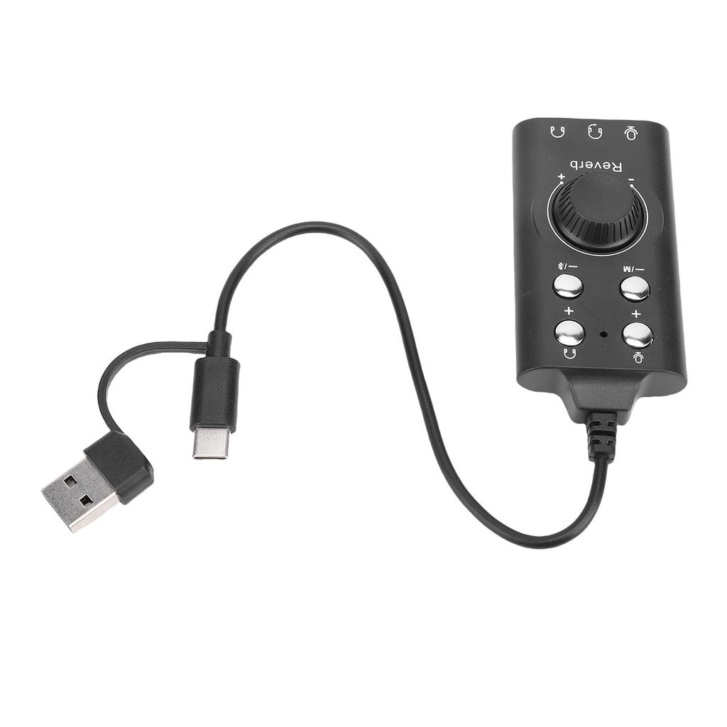 USB Sound Card External Stereo Sound Card with Volume Control USB To 3.5mm   Sound Adapter for PC Laptop Desktop Headset