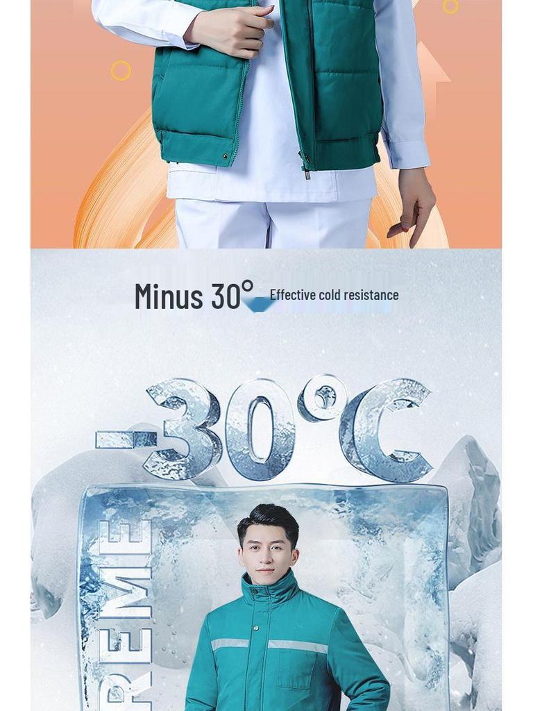 Neuer Winter-Baumwollmantel für Notaufnahmeärzte und -pfleger