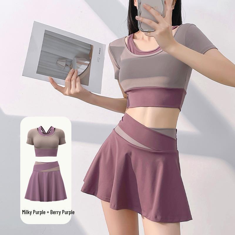 Stylische Anti-Exposure-Yoga-Rock-Shorts für das Training im Freien