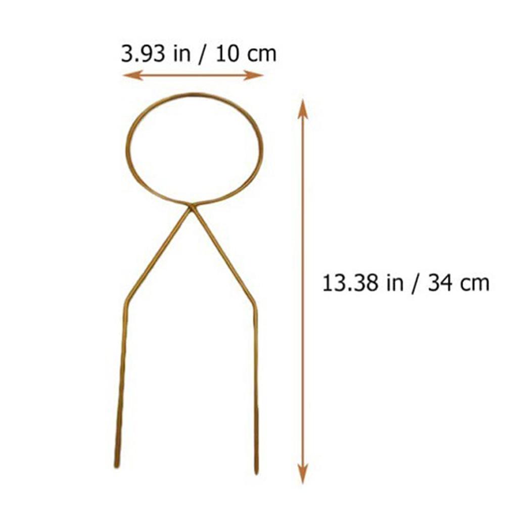 Small Metal Trellis For Potted Plants Robustness & Durable For Indoor Flower Pot Wwo66