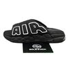 Nike Klapki Air More Uptempo Czarno-Szara Podeszwa Męskie DV2132-001