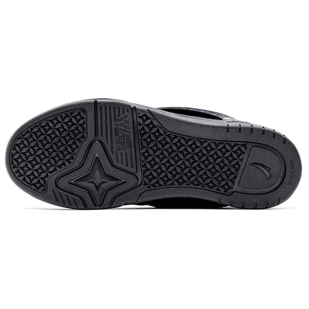 Anta Aojie Paper Making Technology Versatile Comfortable Shock Absorbing Wear Resistant Low Top Skate Shoes Men Skate Shoes Black 112418040X-1