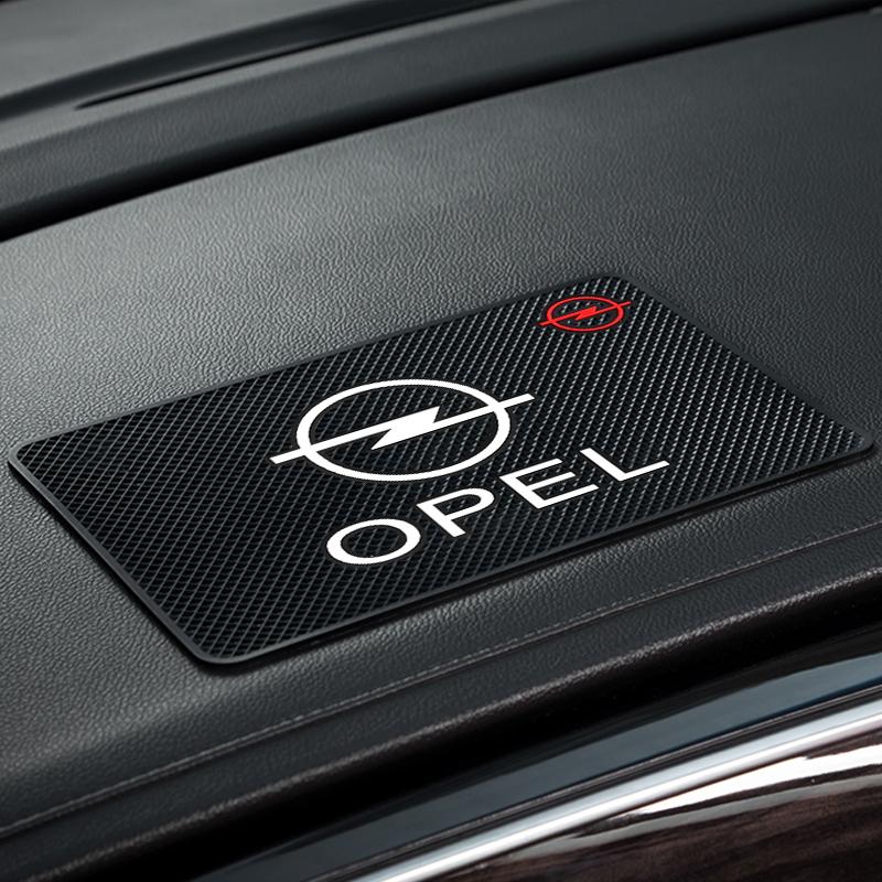 1 Stück Autoemblem Anti-Rutsch-Pad Handyhalterung Rutschmatte Autostyling Für Opel Crossland Crossland-X Mokka Combo Cascada Monza