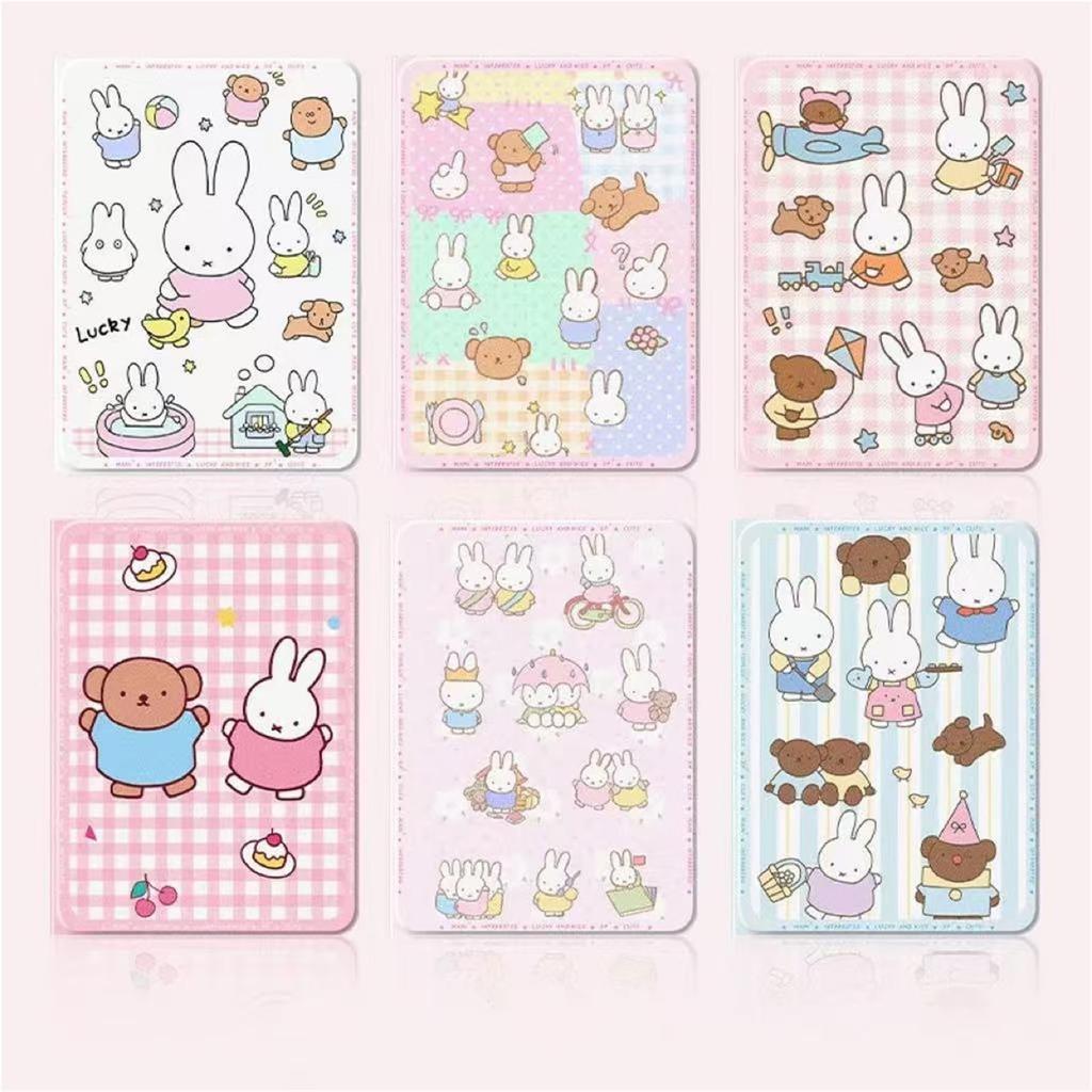 Miffy Boris Hase iPad Hülle für iPad 10.2/iPad Pro, Niedliche Silikonhülle, Leicht, Kratzfest, Stoßfest, Sturzfest, Ständerfunktion, P