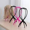 Solid Color Wig Storage Stand Long Lifespan Decorative Wig Folding Storage Stand