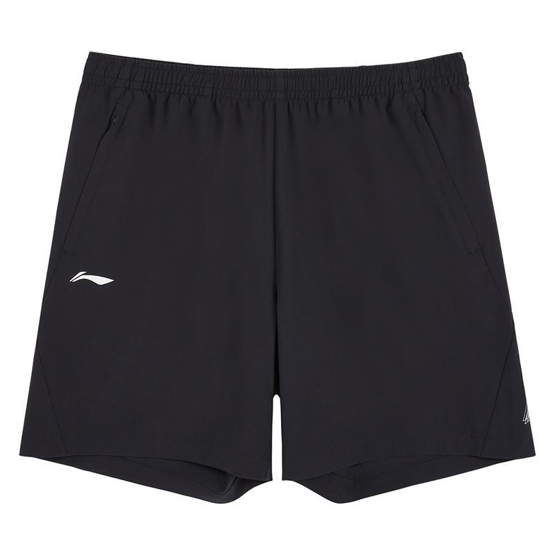 

Li-Ning Comfortable Simple Lace-Up Solid Color Breathable Loose Casual Shorts Unisex shorts AKSV787-1 M
