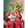 5d Diy Diamond New Painting Fresh Flower Diamond Embroidery Vase Cross Stitch Full Round Drill Home Decor Manual Art Gift