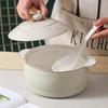 Jingdezhen Keramik 9-Zoll Suppen- & Reistopf mit Doppelgriff