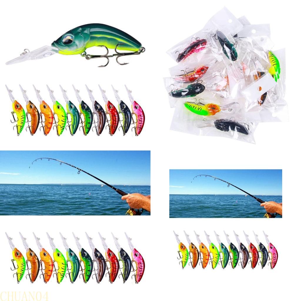 A1A2 103mm Fishing Lures Mini Wobbler Fishing Lures Artificial Hard Baits Crankbait Bass Fishing Tackle Spinner Fishing Lures