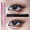 Double-Headed Eyeliner Blade Folding Angle Brush Waterproof Colorfast Long Lasting Non Smudge Crouching Silkworm Down To Novice Easy To Color