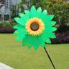 36CM Children's Seven-Color Sunflower Pinwheel Toy - Outdoor Decoration