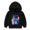 Stitch Hoodie for Kids HD Print Boys Girls Pullover Brother Sister Matching Hoodies Polyester  Casual Girls Sweatshirt Fall Age 4-14