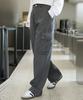 Ppaeppae Casual Pocket Cargo Long Wide Cotton Pants