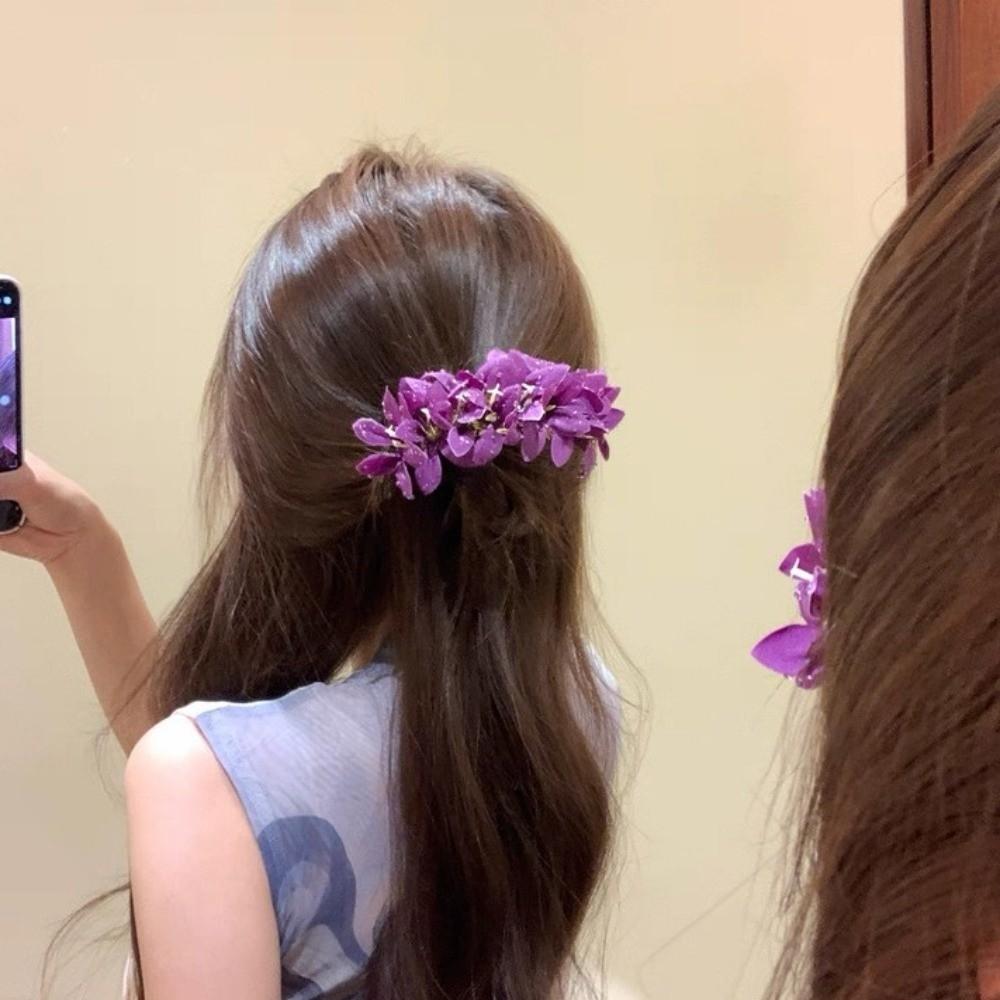 Large Flower Hair Stick Fairy Thai Hair Fork Elegant Chinese Style Side Clip  Bridesmaid