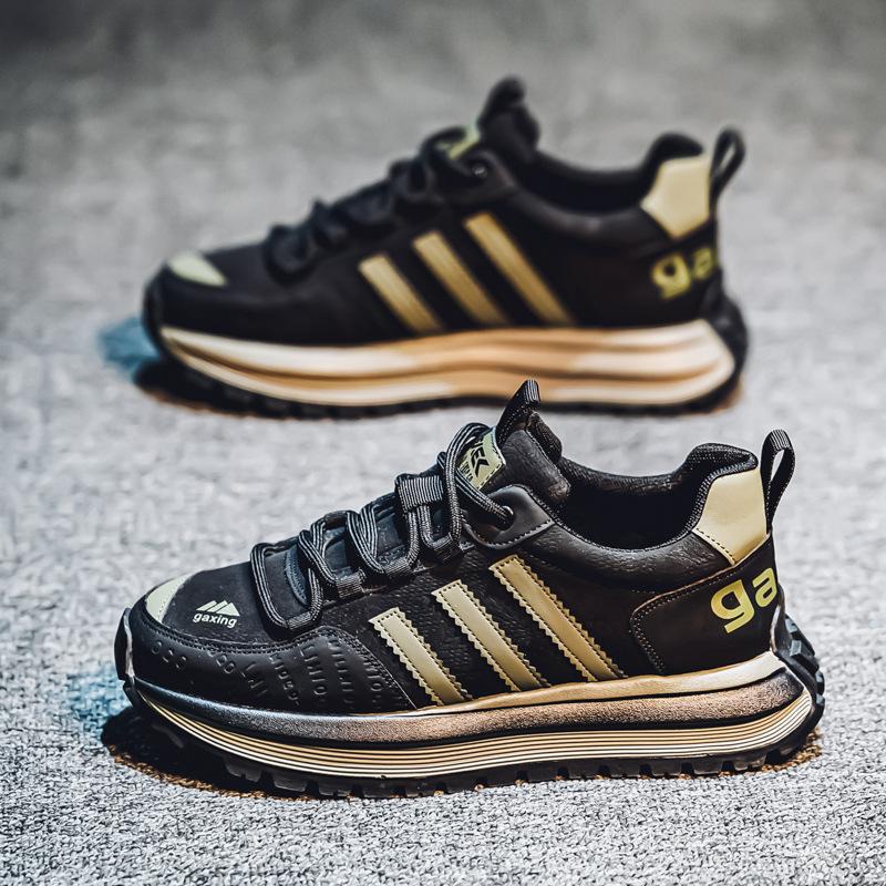 Men's Shoes 2025 New Spring Men's Casual Sports Shoes Youth Trend Versatile Thick-soled Wear-resistant Forrest Gump Shoes