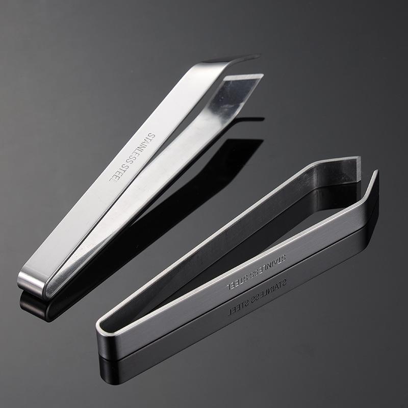 Stainless Steel Fish Bone & Garlic Peeling Tweezers - Kitchen Tool for Salmon Bone Removal and Bristle Clamping