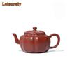 200ml Antique Yixing Purple Clay Teapots Handmade Rib Lotus Seed Pot Raw Ore Zhu Mud Kettle Zisha Tea Set Decoration Craft Gift