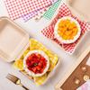 100 Stück Mehrfarbig Fettbeständiges Backpapier Vorgeschnittene Blätter Sandwichpapier Hinterhof-Grill