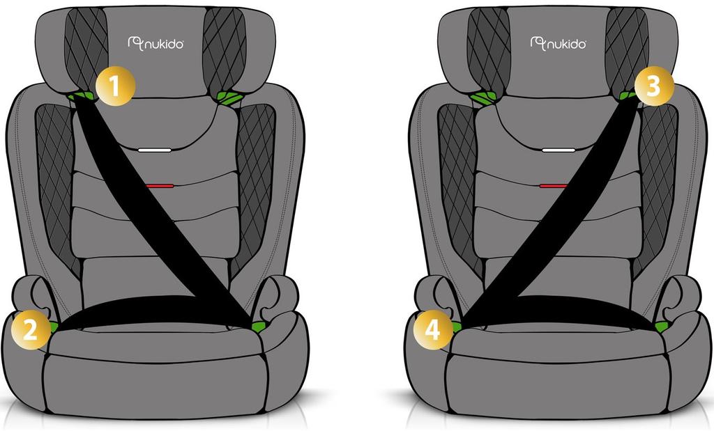 Nukido Louis car seat black (5903890618322)