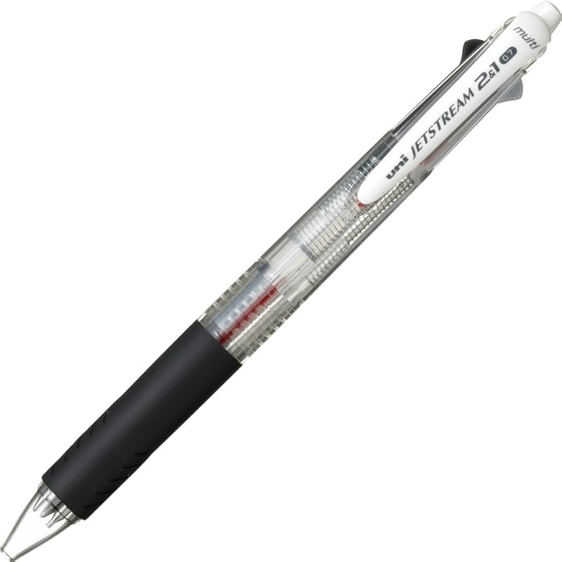 

mitsubishi pencil multifunction pen jet stream 2&1 0.7 transparent easy to write MSXE350007.T