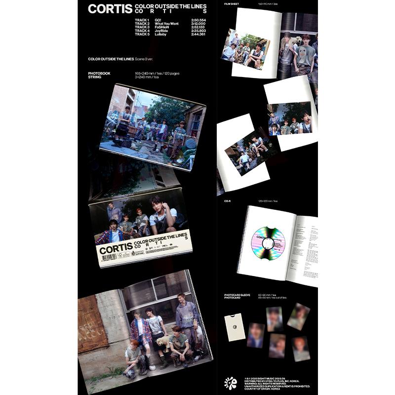 [Předobjednávka] Big Hit Nová skupina CORTIS Mini 1. album [COLOR OUTSIDE THE LINES] Verze s fotoknihou. (ŠŤASTNÁ REKMA)