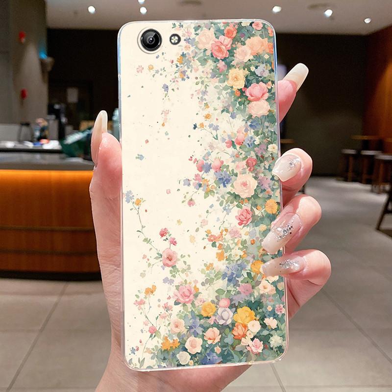 

Case For Vivo Y71 Y71i Y71A 1801 1724 Y81 Y81i Y81s Y83 1803 1808 1812 Clear Fashion Butterfly Flowers Soft Silicone Phone Case Vivo Y71 Y71i Y71A