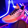 New Men's Shoes Soft Sole Lightweight Basketball Shoes Breathable Deodorant Mesh Shoes Couple Shoes Non-slip and Wear-resistant Running Shoes