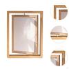 Creative Double-Sided Photo Frame, Modern Crafts, Display, Rotating Frame for TV