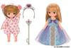 Dress and Dress Set Licca-chan LW-22 Miki-chan Maki-chan (Princess & Pajamas)