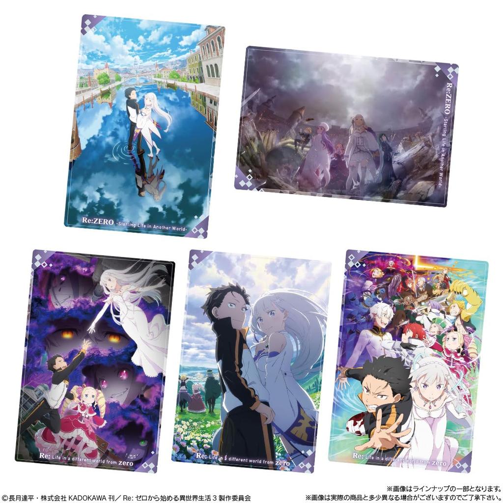 BANDAI ReZero - Starting Life in Another World Wafer vol.5 20-Piece Box Food Toy