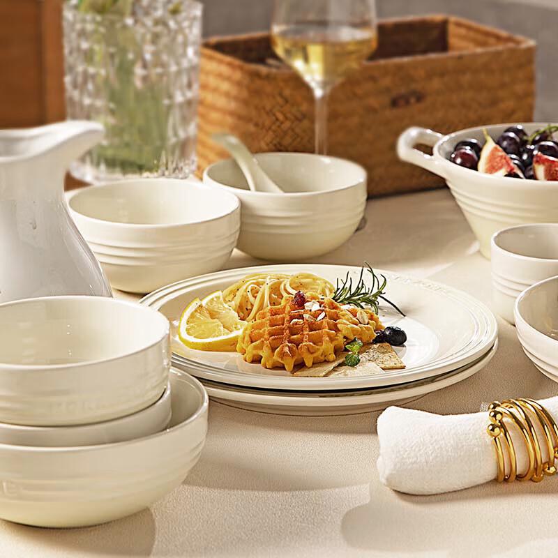 Steingut Geschirrset