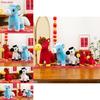 Chinese Zodiac Horse Plush Toy With Pp Cotton Filling For New Year Gifts And Collectors