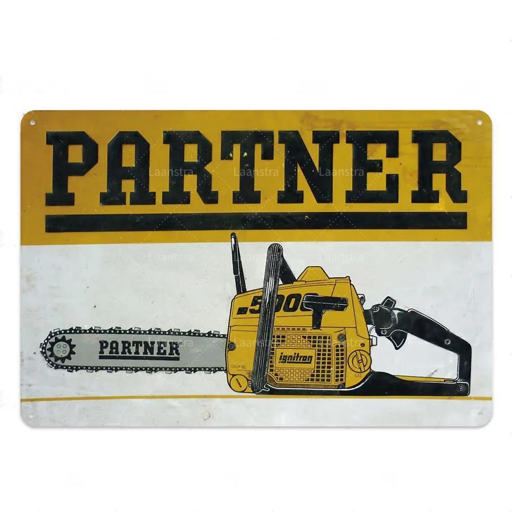 

Retro Metal Tin Signs Barker Stihl Chainsaws Classical Iron Painting Home Wall Stickers Retro Pub Farm Decoration Art Poster 20x30cm（7.8x11.8inch）