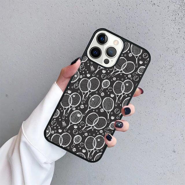 Tennis Ball Rackets Phone Case Cover For iPhone 17 Air 16 15 14 13 12 Pro Max 11 Pro Max Plus Coque Shell