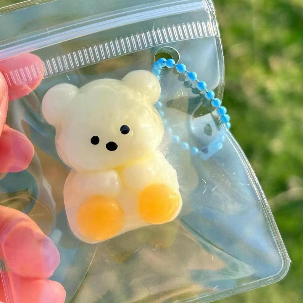 Pulcino Rimbalzante Giocattolo da Spremere Xiaohongshu - Migliore Amico Ciondolo Gaa Rimbalzo Lento Regalo