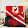 Coperta portatile/morbida con stemma PSV Eindhoven, coperta da letto, adatta per viaggi, campeggio, soggiorni, uffici, divani, regali per tifosi