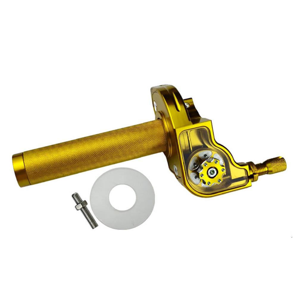 22mm CNC Aluminium Motorsykkel Gasshåndtak Twistgrep Styre for Moped Scooter ATV Quad Bike
