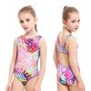 Girls' Cute One-Piece Skirted Swimsuit